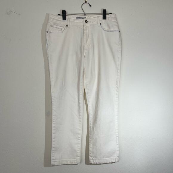 Ivory Chico Platinum Jeans Size 1 - Picture 1 of 10